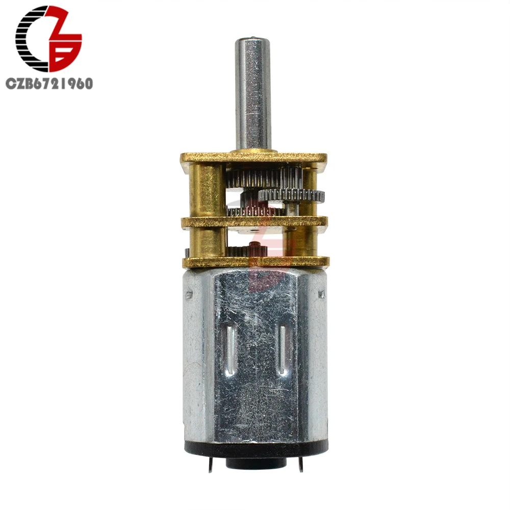 GA12-N20 DC Шестерни двигатель 3V 6V 12V 30 60 100 200 300 400 500 600 800 1000 2000 об/мин оборотов в минуту-поступательным принципом работы; линейный двигатель для вентилятор автомобиля хобби игрушечный Радиоуправляемый автомобиль