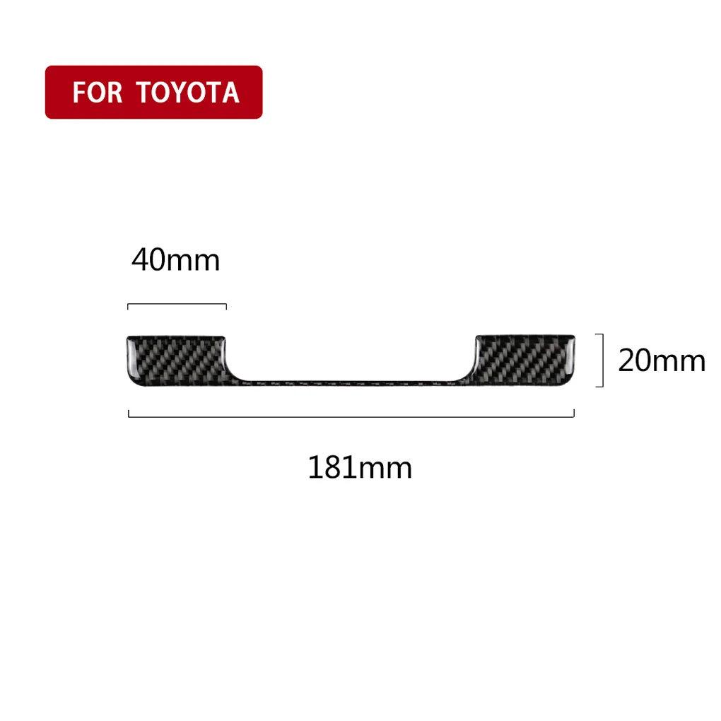 Замена для Toyota Camry- коробка для хранения край полосы из углеродного волокна декоративные наклейки