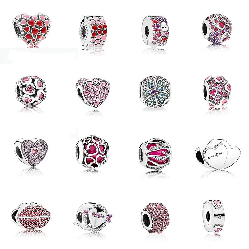 Diy ювелирные изделия для женщин Pulsera Fit Pandora Подвески Серебро 925 Regalos Bisuteria Kralen Voor Sieraden