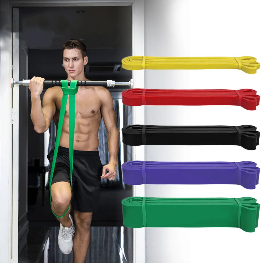 Fitness Rubber Bands Resistance Band Unisex 208Cm Yoga Elastic Bands Loop Expander for Exercise Sports Equipment Unisex