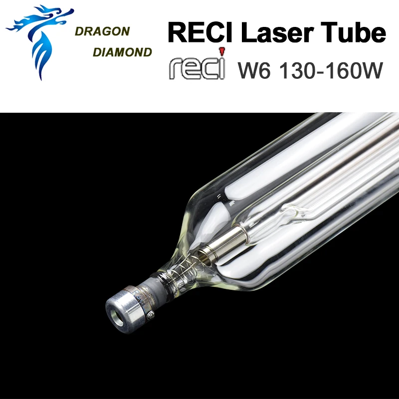 DRAGON DIAMOND CO2 лазерная трубка RECI W6 130 Вт стеклянная труба металлическая головка