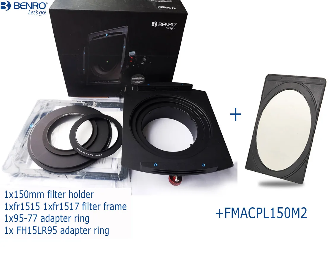 

Benro 150 мм FH150M2 держатель фильтра + FMACPL150M2 cpl Комплект