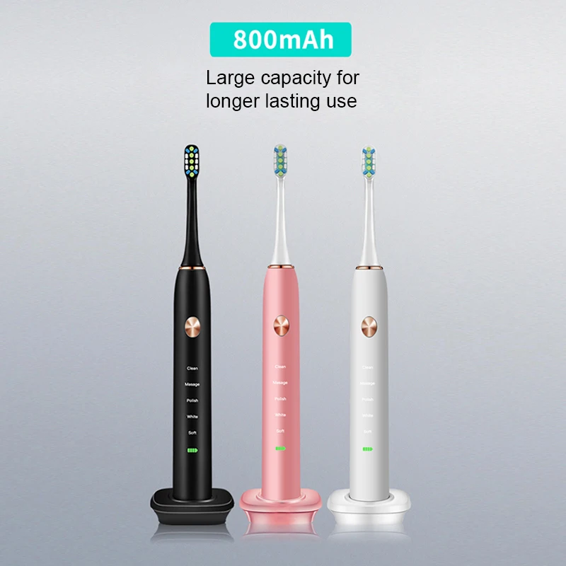 Электрическая зубная щетка для взрослых/Детская электрическая зубная щетка, магнитная версия, звуковая волна, перезаряжаемая электрическая зубная щетка для c