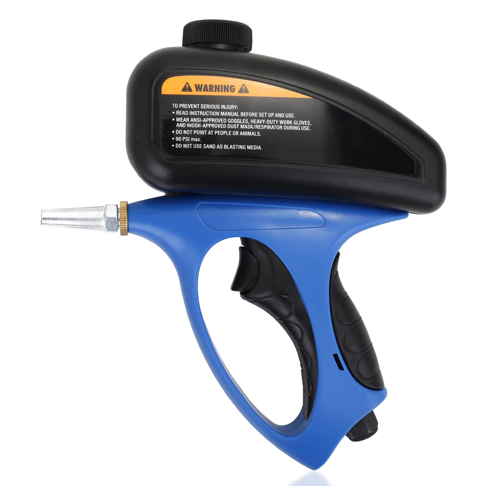 

Portable Small Mouth Sandblasting Gun Machine Abrasive Pneumatic Set Removing Spot Rust Blasting Device