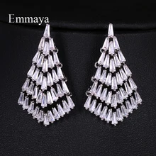 Emmaya, серьги в форме рождественской елки, серьги для женщин, модные вечерние ювелирные изделия, подарок на свадьбу