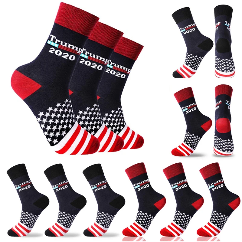 Mens President Donald Trump Socks Make America Great Again MAGA USA 1 Pair