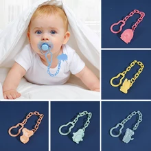Porte sucette de dentition pour bébé, Clips de sucette, chaînes de sucette en forme d'animal de dessin animé, jouets pour tout petits, accessoires