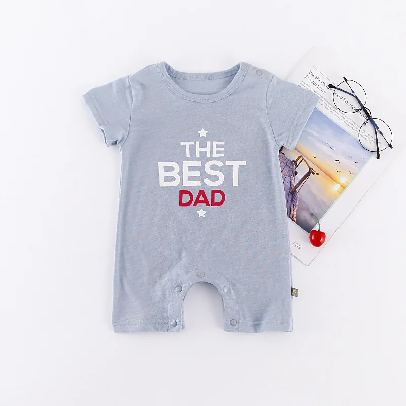 

Baby Onesie 2018 Summer Infants Clothes Baby Short Sleeved Kazakhstan Crawling Clothes Hot Selling