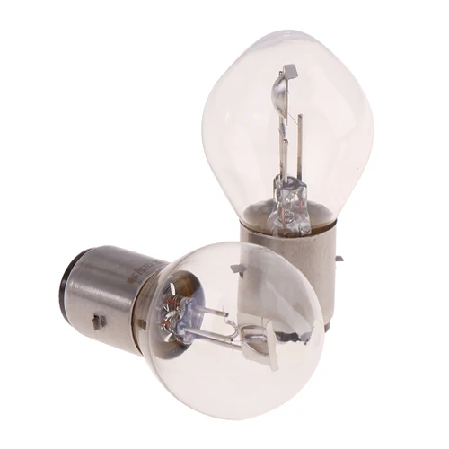 2PCS 할로겐 헤드 램프 전구 ATV 오토바이 스쿠터 조명, 12V 35W B35 BA20D 모터 2