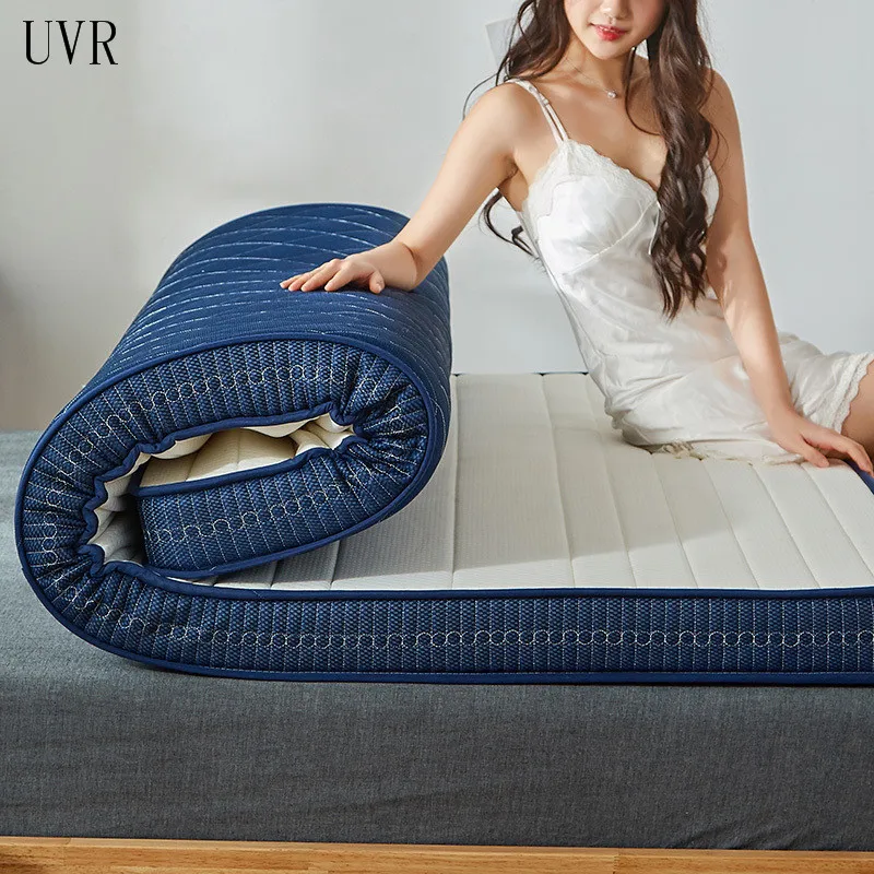 

UVR Latex Memory Foam Mattress Not Collapse Thick Ergonomic Bed Mat High Grade Thicken 4/8CM Bedroom Sleeping Mat Full Size