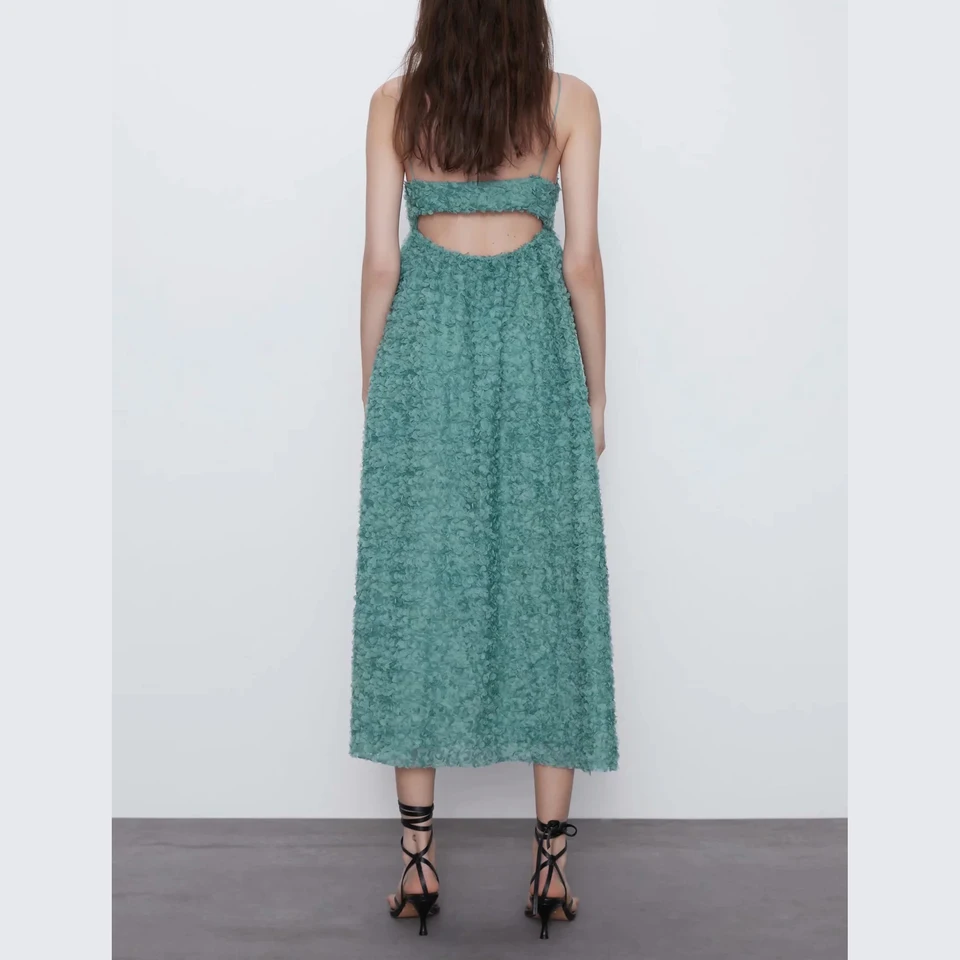 straight cut midi dress