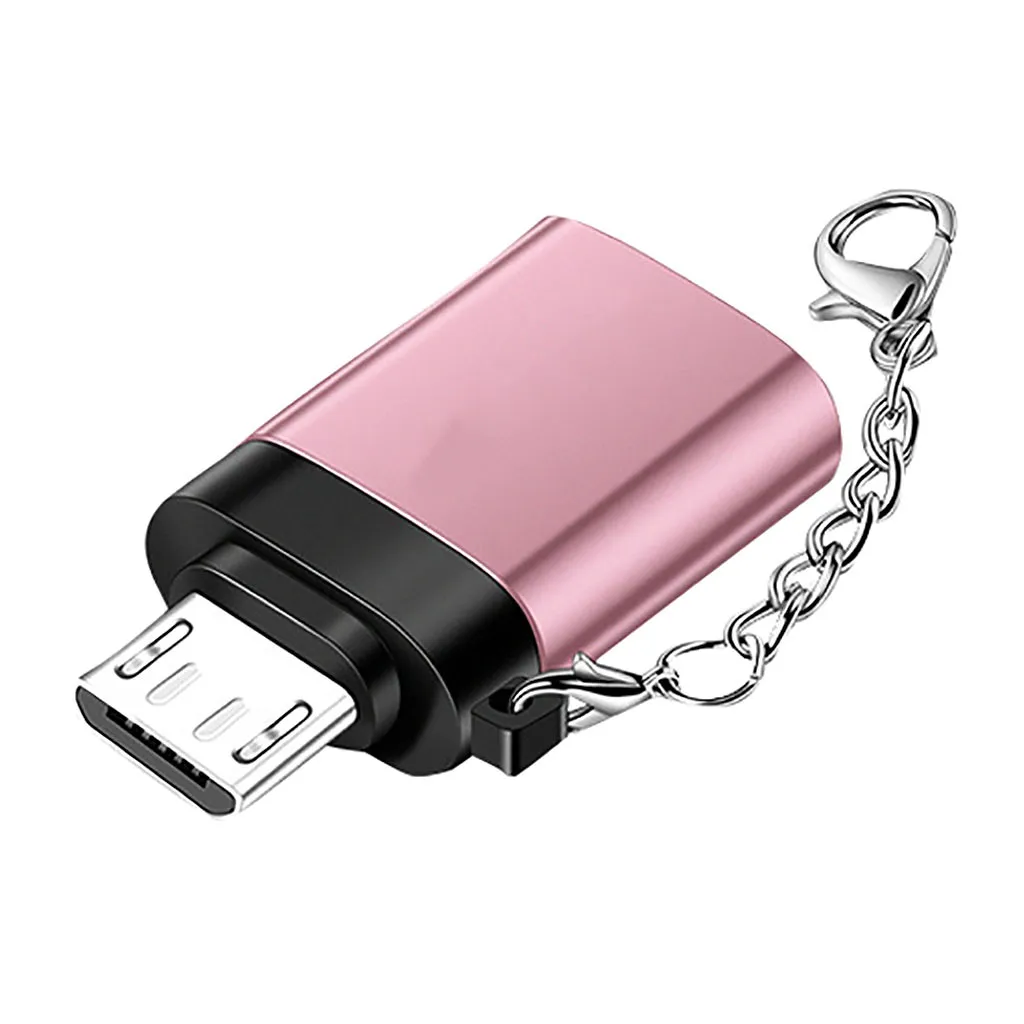 PK Портативный TG Micro USB кабель адаптер для Xiaomi для samsung Micro USB адаптер USB 3,0 передача данных конверсионная головка - Цвет: PK