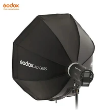 Godox AD-S60S ADS60S Umbrella Style 60 см быстрый складной серебряный софтбокс с решеткой Godox Mount для AD400Pro, AD300Pro светодиодный ML60 Godox AD-S60S ADS60S Umbrella Style 60 см быстрый складной серебряный софтбокс с решеткой Godox Mount для AD400Pro, AD300Pro светодиодный ML60