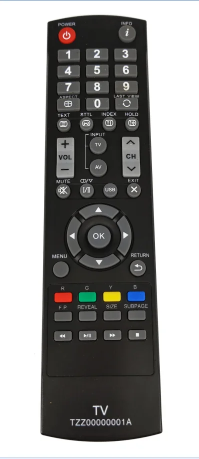 TZZ00000001A Используется для Panasonic TZZ00000001A TZZ00000002A ТВ пульт дистанционного управления - Цвет: TZZ00000001A
