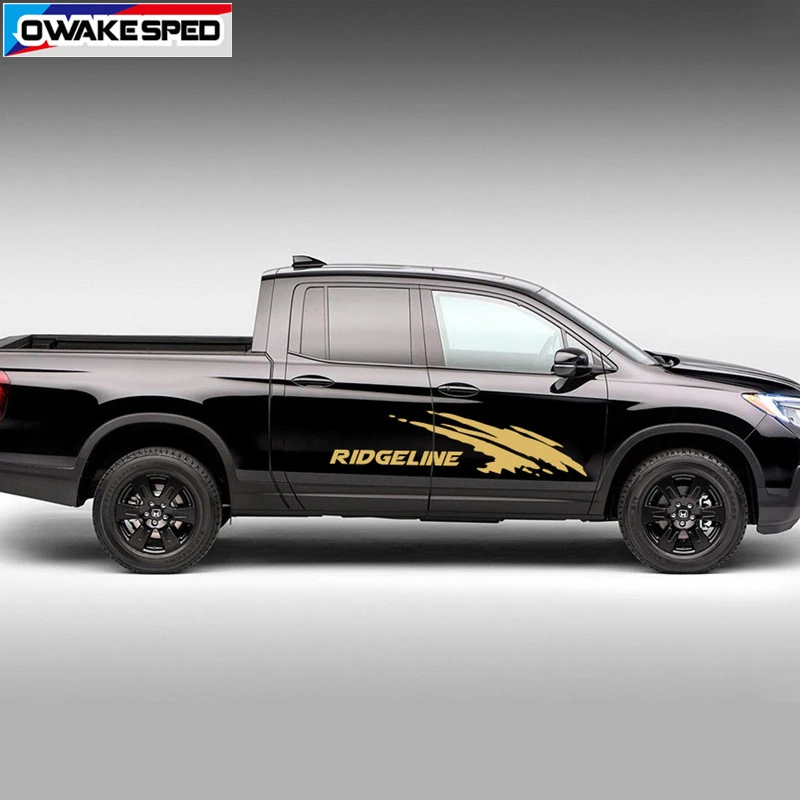 1 компл. RAOD полосы кузова двери боковой Декор Стикеры для Honda Ridgeline Black Edition водонепроницаемый Vinly наклейка