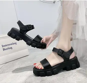 

Shoes Woman Summer Comfortable Women Wedges Sandals Platform Casual Non-Slip Roman Women's Sandals Beach students casual sandlia