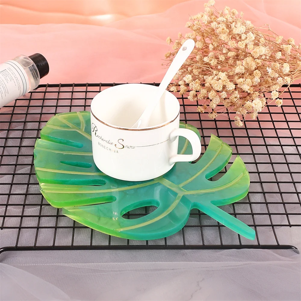 3D Maple Leaf Turtle Leaf Silicone Mold DIY Coaster Cup Holder Handmade Home Decor Cup Mat Mold