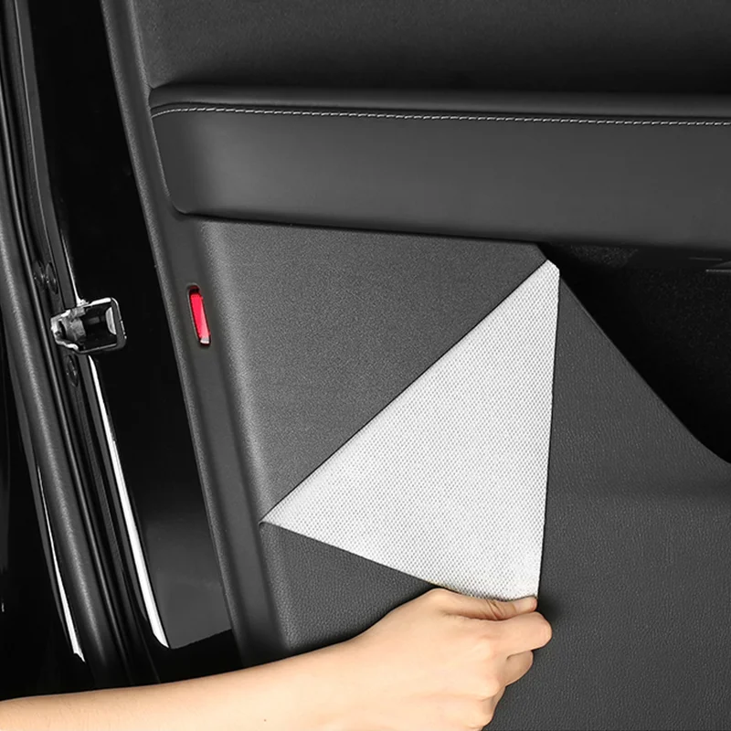 Tesla-Model 3/Y Invisible Car Door Sill Anti Kick Pad Protection Side Edge Film Protector Stickers Accessories car door kick pad car door protection film
