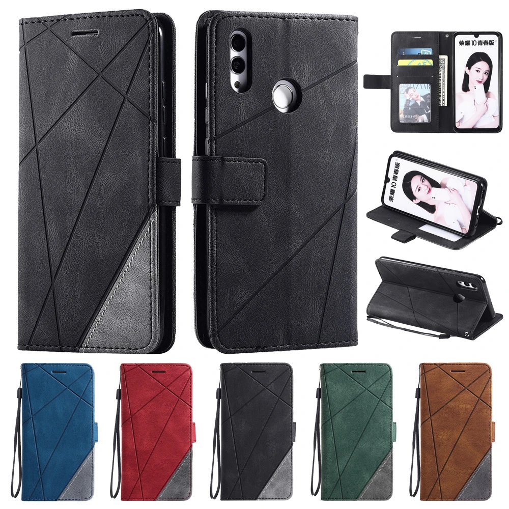 Tôn Vinh 10 Lite Ốp Lưng Huawei Honor 10 Lite Bao Da Trên Cho Fundas Huawei Honor 10 Lite HRY-LX2 Bao Từ Tính flip Wallet Cover silicone case for huawei phone