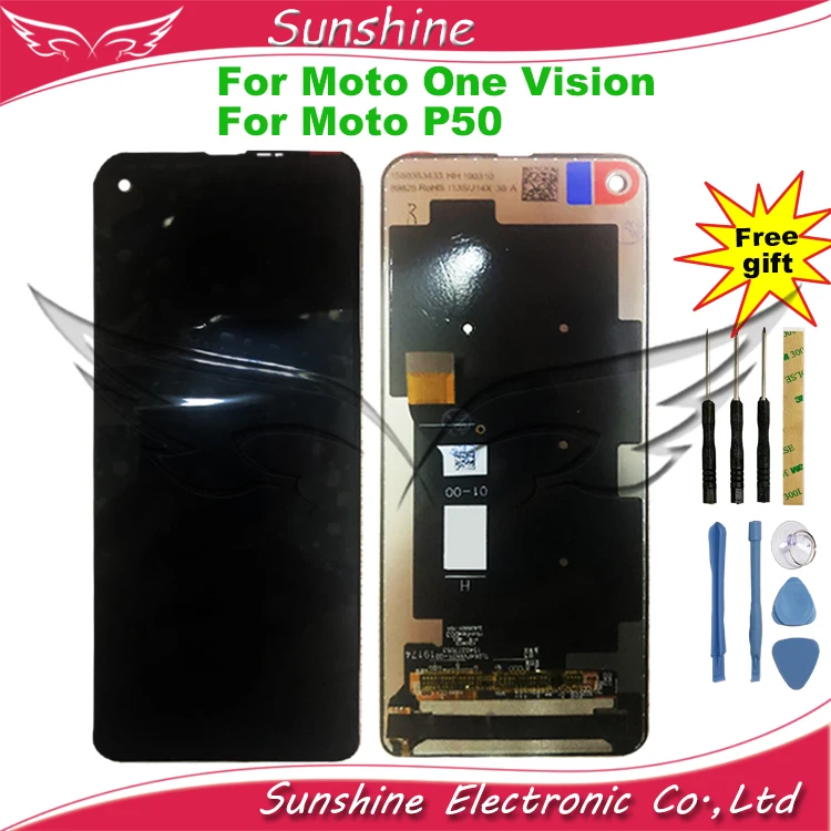 

ZZ For Motorola Moto One Vision LCD Display Screen With Touch Screen Sensor Complete Assembly For Moto P50 XT19