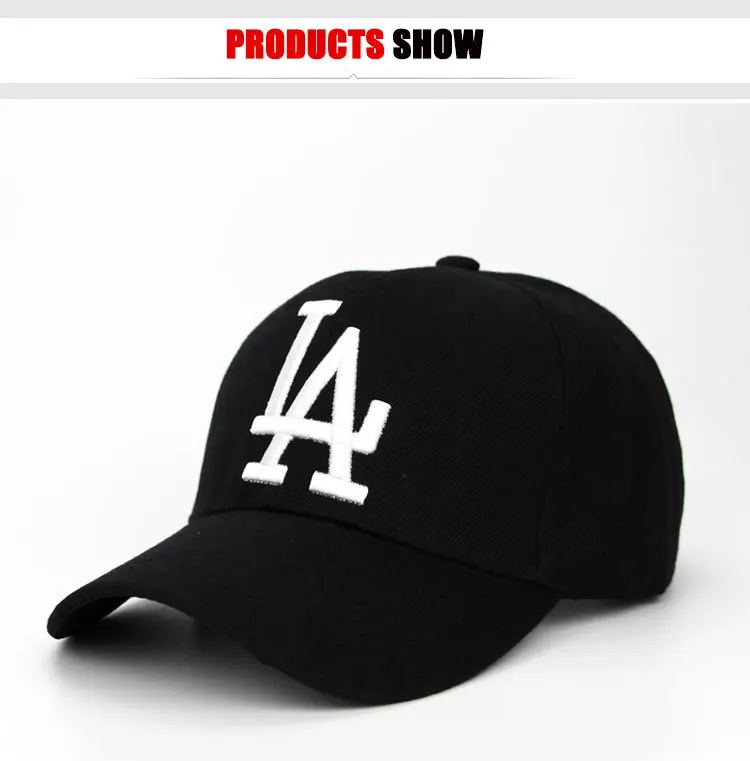 Unisex Embroidered Letter LA Dodgers Baseball Caps for Women Men Snapback Hip Hop Hat Outdoor Summer Hats Adjustable Casual Cap