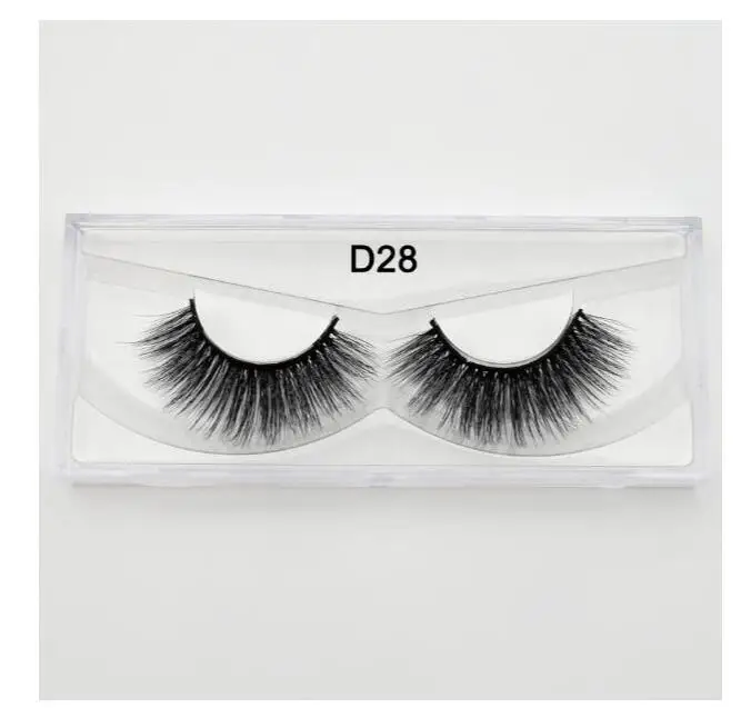 silk D28 Visofree 3D шелковые ресницы драматические накладные ресницы мягкий накладной макияж ресниц шелковые ресницы толстые мягкие искусственные норковые ресницы - Цвет: silk D28