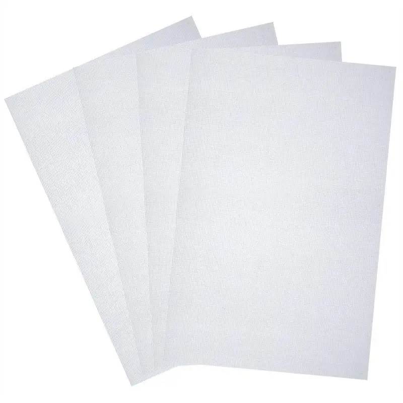 Onepine 4 Pieces 12 by 18 Embroidery cloth Classic Reserve Aida Cloth Cross Stitch Cloth White