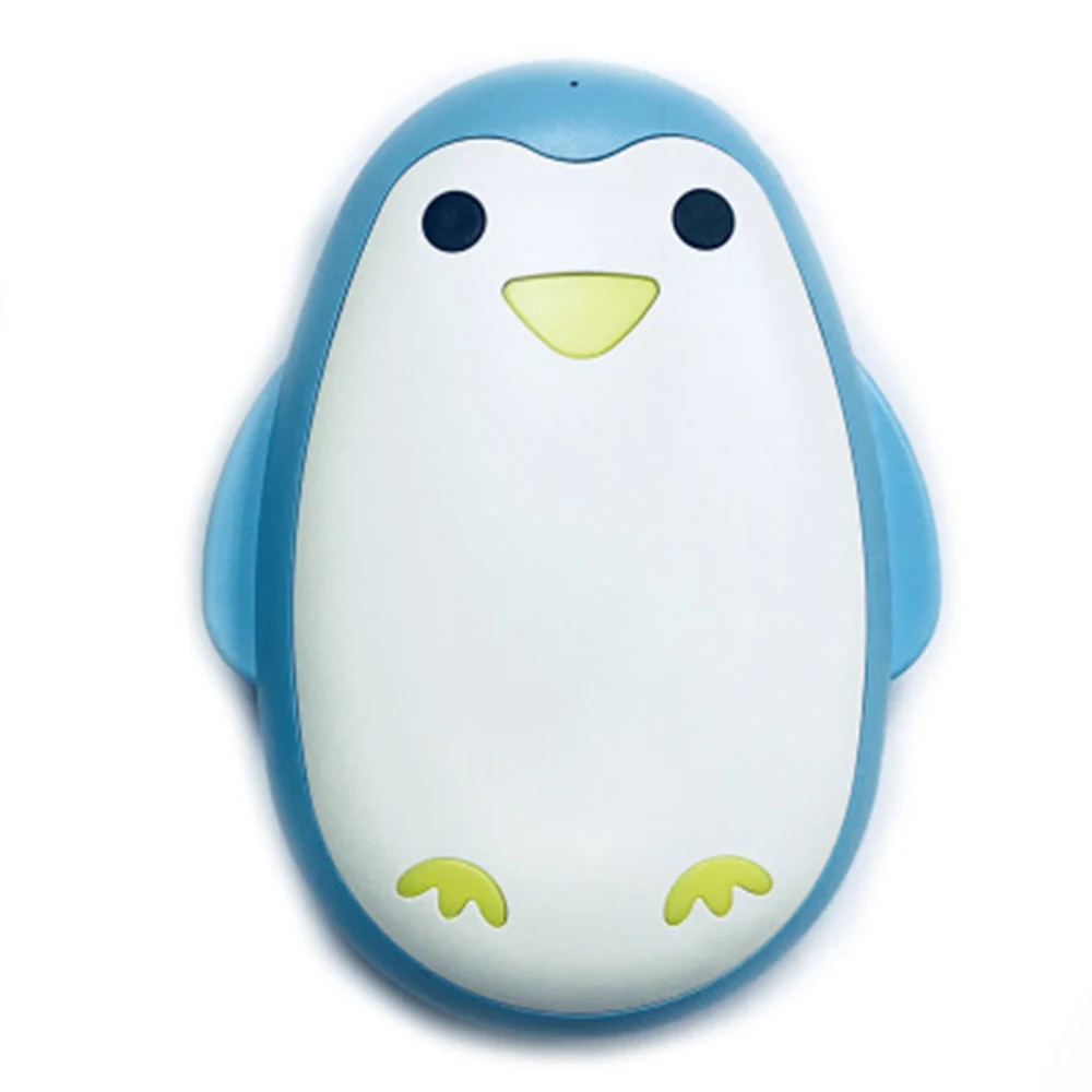 Blue Usb мини зарядка грелки для рук Пингвин Мобильная мощность hhhand Теплые Крытый Открытый Маленький Удобный обогреватель нагреватель Прямая поставка - Цвет: Blue