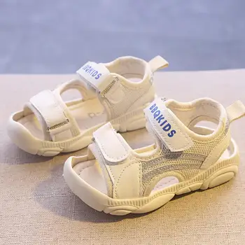 

Boys sandalies children's sandals boys stitching simple soft bottom sandals girls baby beach shoes tide 2020 summer new