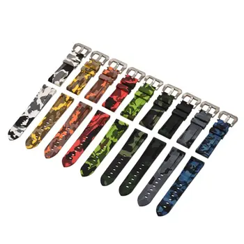 

20/22/24/26mm Colorful Wrist Strap Silicone Watchband for Samsung for Panerai