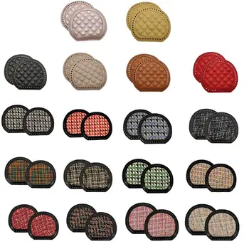 

2pcs Bottom with Holes for Knitting Purse Leather Handbag DIY Shoulder Bag