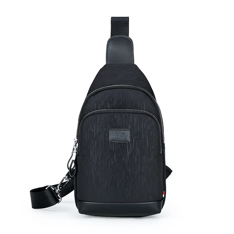 

Man's Recreational Single Shoulder Slant Bag with Tidal Straddle Front Backpack Waterproof Oxford Cloth Men's Bag