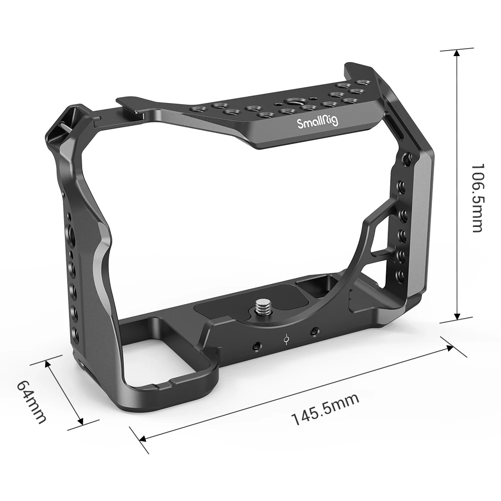 Gaiola para Sony Gaiola da Câmera com Sapata Montagem + Nato Smallrig Dslr Alpha 7s Iii Fria Ferroviário Vídeo Faça Você Mesmo Gaiola Rig-2999 A7s3 A7siii - Image 4