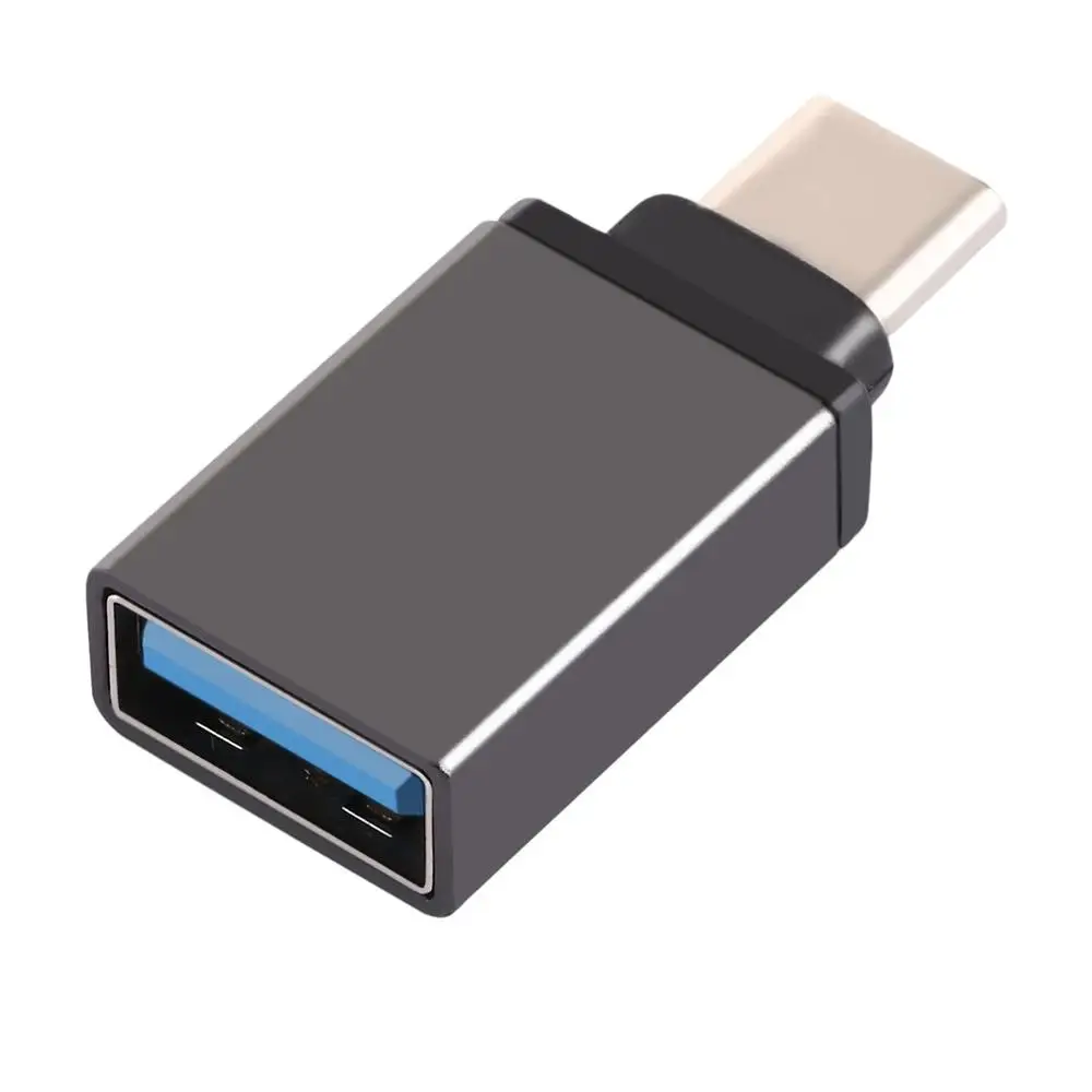 Usb type C OTG адаптер USB 3,1 на USB 3,0 OTG type-C конвертер для Macbook samsung S10 s9 huawei USB-C разъем - Цвет: gray