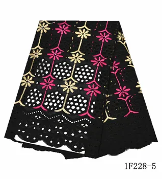 

Fashion African Swiss Cotton Voile Lace In Switzerland Minial Holes Design Nigerian Tulle Lace Fabric Stoned For Dress 1F228
