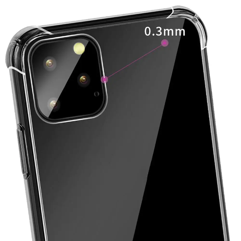 Анти-Царапины Крышка для IP11 XI Max 5,8/6,1/6,5 анти-столкновения Прозрачный мобильный телефон чехол ТПУ амортизация защитный чехол