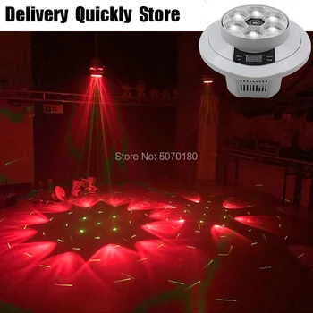 

ShowTime Dj LED 6 Eyes Bee Beam Disco Light with Green Laser Unlimited Rotate Good Use for Home Party Night Club KTV Bar Dance