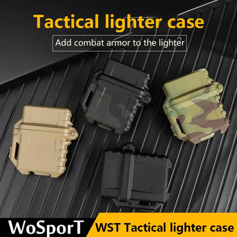 Outdoor Lighter Storage Case Holder Tactical Portable Box Container Organizer 