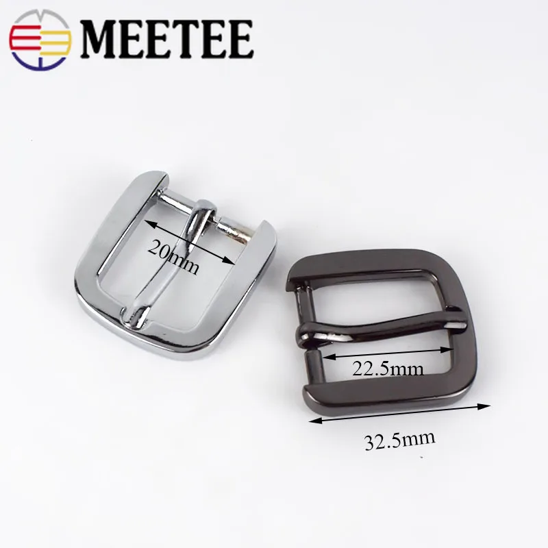 Meetee 5/10 шт. 20 мм металлический клатч Сумки пряжки ремня крюк полоса Клипсы из сплава тканной ленты обувь фурнитура для сумок запасные части для BF220