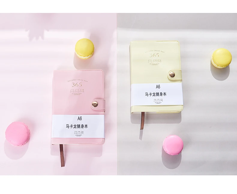 DADAA Macaron цветной ноутбук PU A6 утолщенный карманный блокнот горизонтальный ноутбук 1 шт