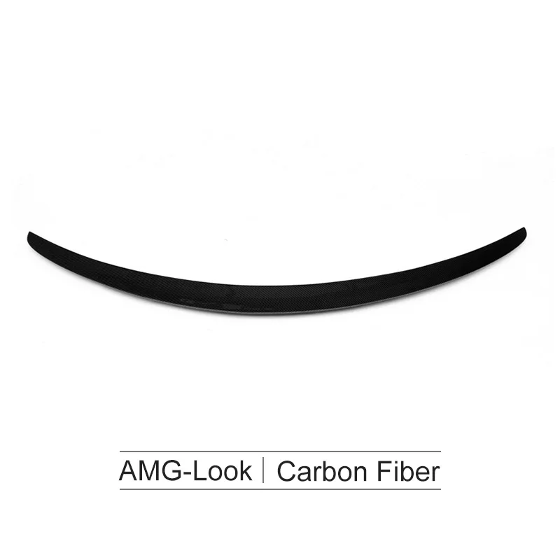 Rear Spoiler Tail Trunk Boot Wing Decoration For Mercedes-Benz W257 CLS Car Styling - Цвет: AMG carbon