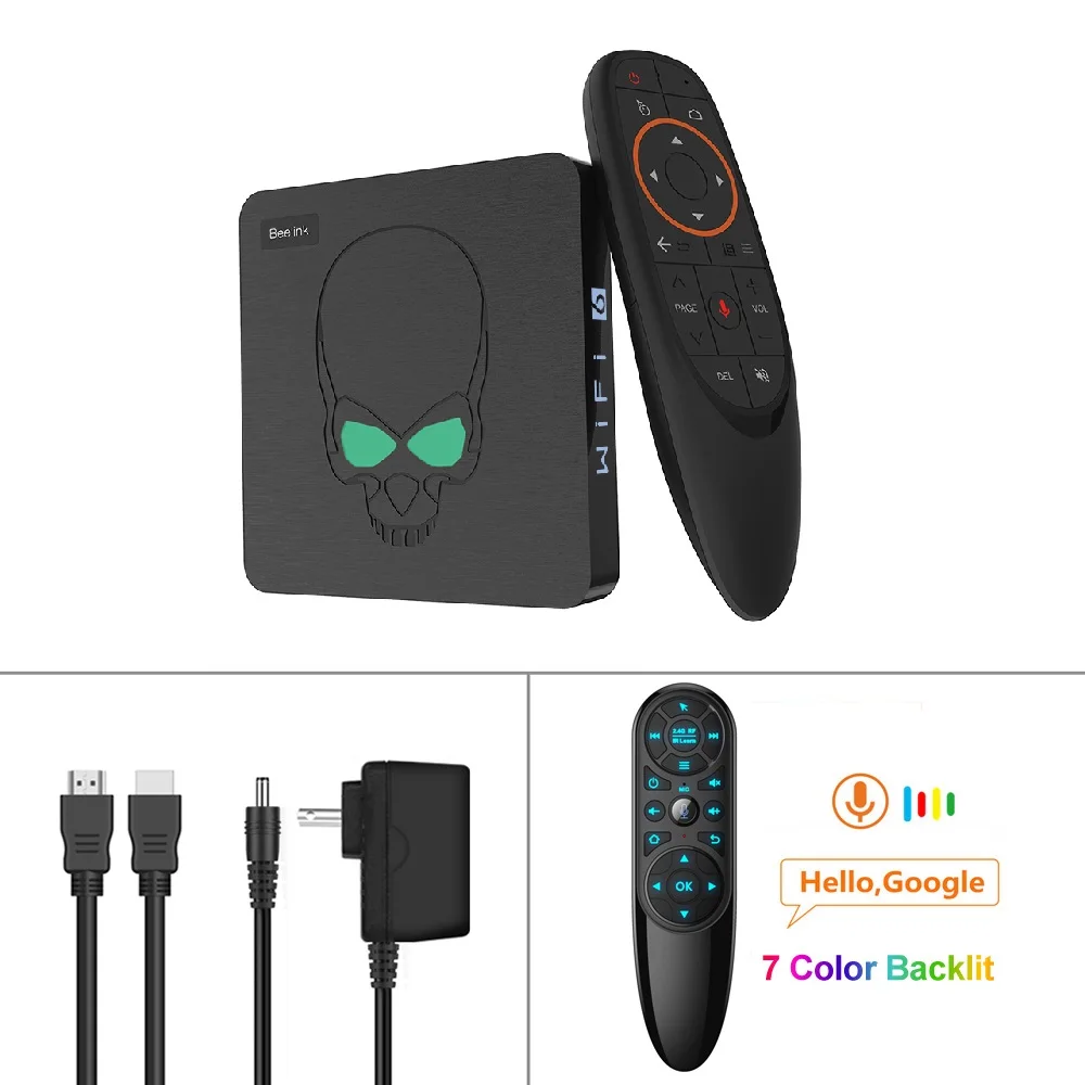 Beelink GT King Pro WiFi 6 Smart TV BOX Android 9.0 4GB 64GB DDR4 Amlogic S922X-H 4K Quad Core Set top box  GT King  S922X 