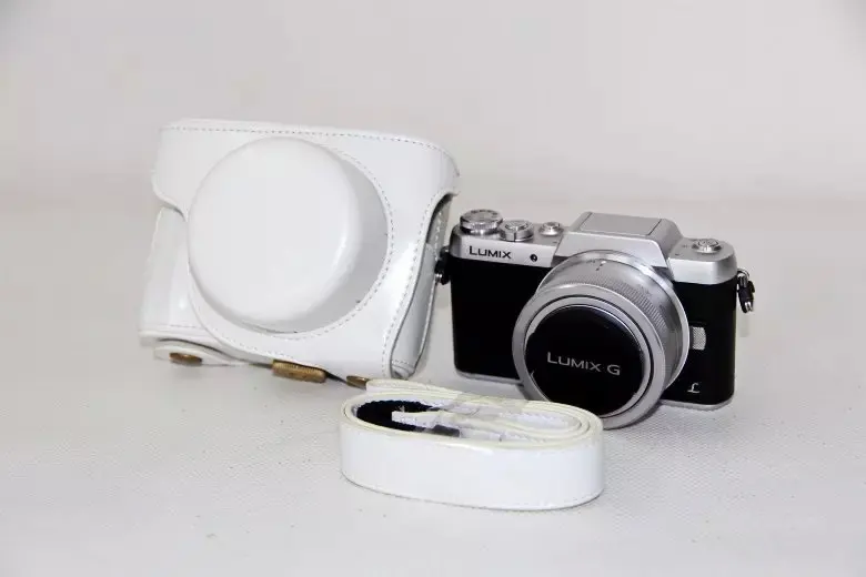 Подходит для Panasonic GF7 камера сумка Короткий бросок GF7 камера кожаный чехол 12-32 мм объектив