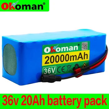 

36V 10S4P 20Ah 500W high power battery 42V 20000mAh 18650 lithium battery pack Ebike electric bicycle bicycle with BMS