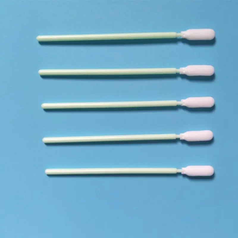 

100Pcs Small Flexible Head Disposable Cleaning Swab Sponge Dust Free Round Foam Tipped Sticks for Camera Optical Lens Printer