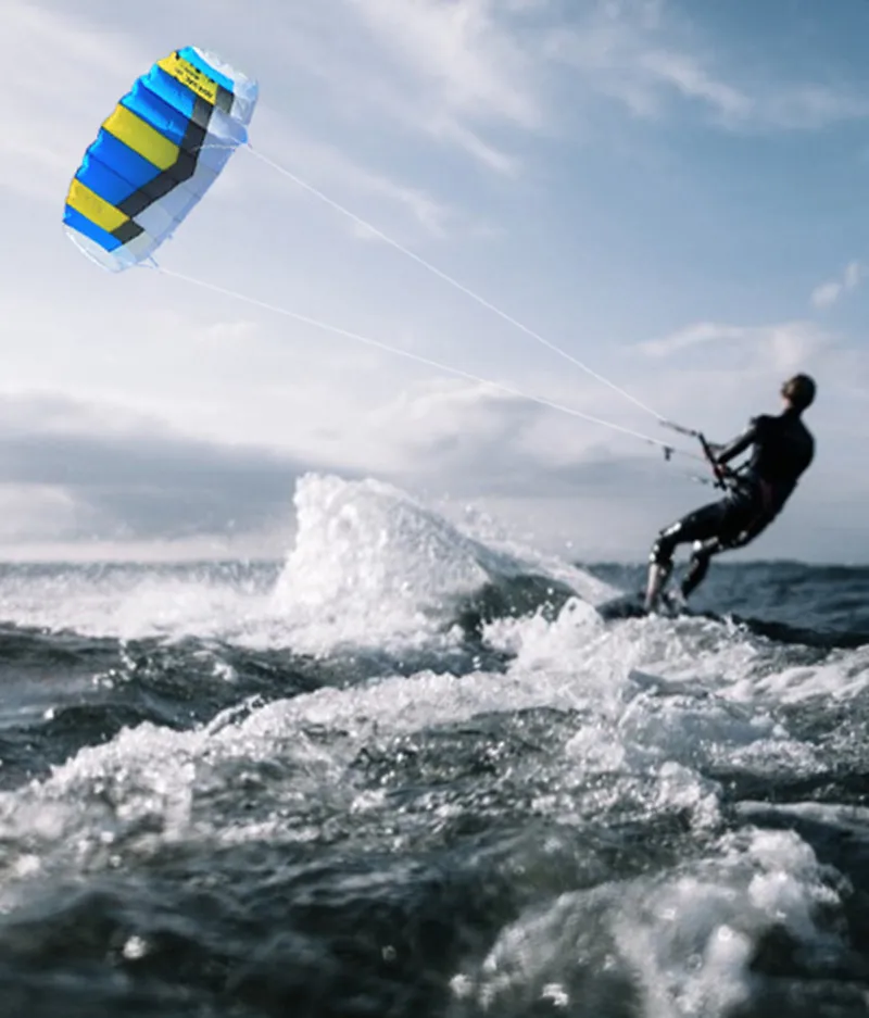 Dual-Line-Drachen für Erwachsene, fliegender Regenbogen, Sport, Strand, Stunt-Drachen, Outdoor, Kitesurfen, Power, Fallschirm, Cerf, Volant, Show-Drachen, Pipa – Detail 15