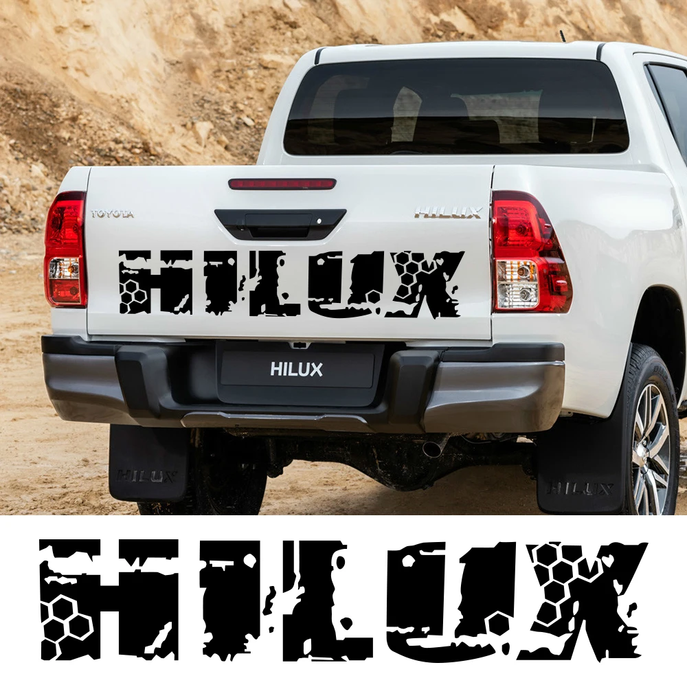 Автомобильные наклейки на задний багажник для TOYOTA HILUX Revo или Vigo автомобильная