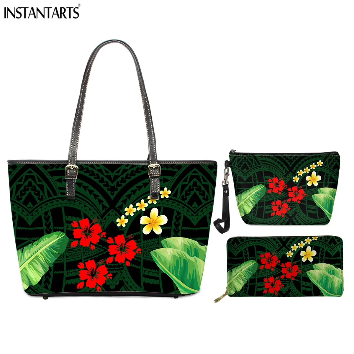 hawaiian print luggage sets