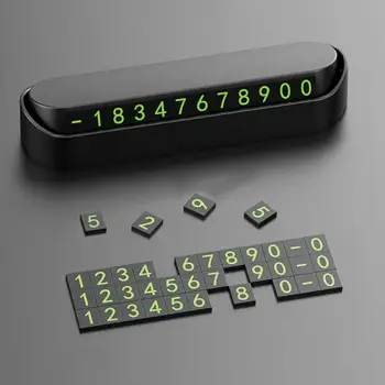 

Car Temporary Parking Card Phone Number Card Plate Telephone Number Car Park Stop Automobile Accessories