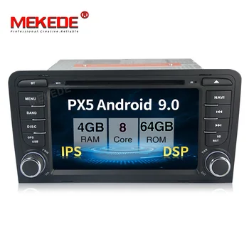 

PX5 4GB+64GB Android 9.0 Car stereo head unit navigation GPS NAVI multimedia player for Audi A3 8P 2003-2012 S3 8P 2006-2012